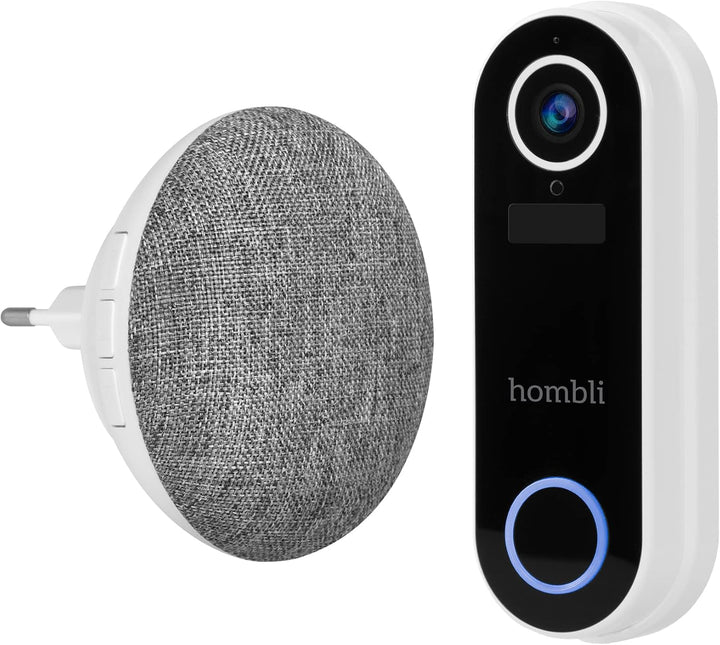 Hombli Chime Smart Doorbell - drahtloser Türgong, 30 m Reichweite, 21 Klingeltöne in Vier Lautstärke