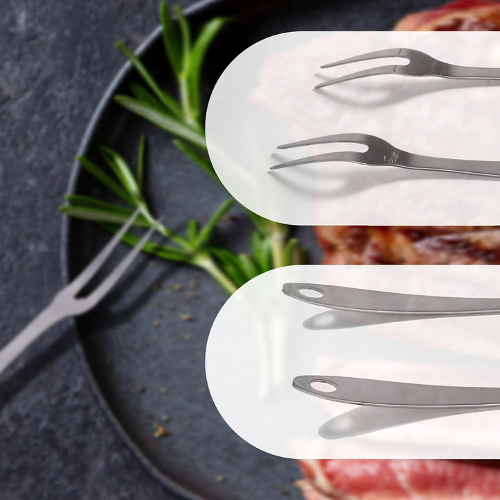 IMEEA Fleischgabeln Set Grillgabeln Edelstahl Grillgabel Bratengabel Wurstgabeln Küchen Zubehör 33.5