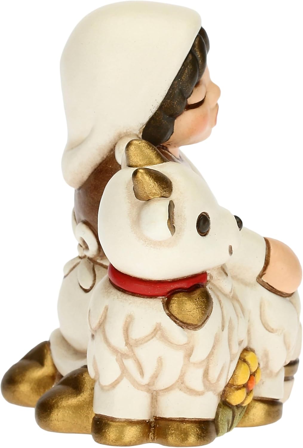 THUN Krippe KK Frau mit Ziege - Ziege Beruf 2021-6 x 5 x 6,8 cm