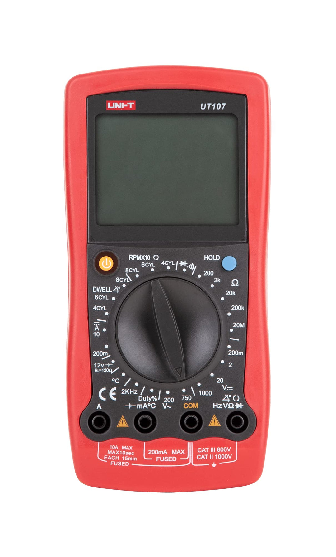 UNI-T MIE0090/UT107 Digital-Multimeter, Messung von DC Strom, DC/AC Spannung, Temperatur, Widerstand