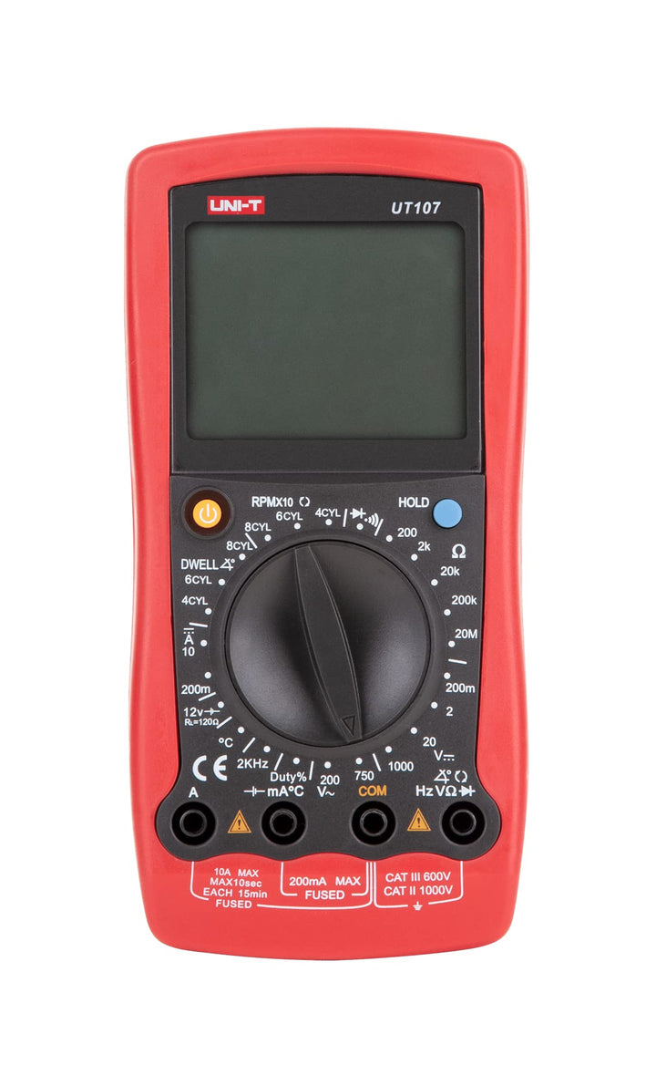 UNI-T MIE0090/UT107 Digital-Multimeter, Messung von DC Strom, DC/AC Spannung, Temperatur, Widerstand