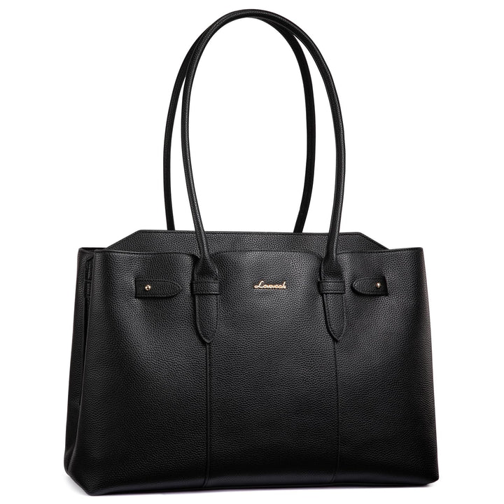 LOVEVOOK Handtasche Damen Gross, 15,6 Zoll Laptoptasche Arbeitstasche Elegant, Shopper Tasche Tote B