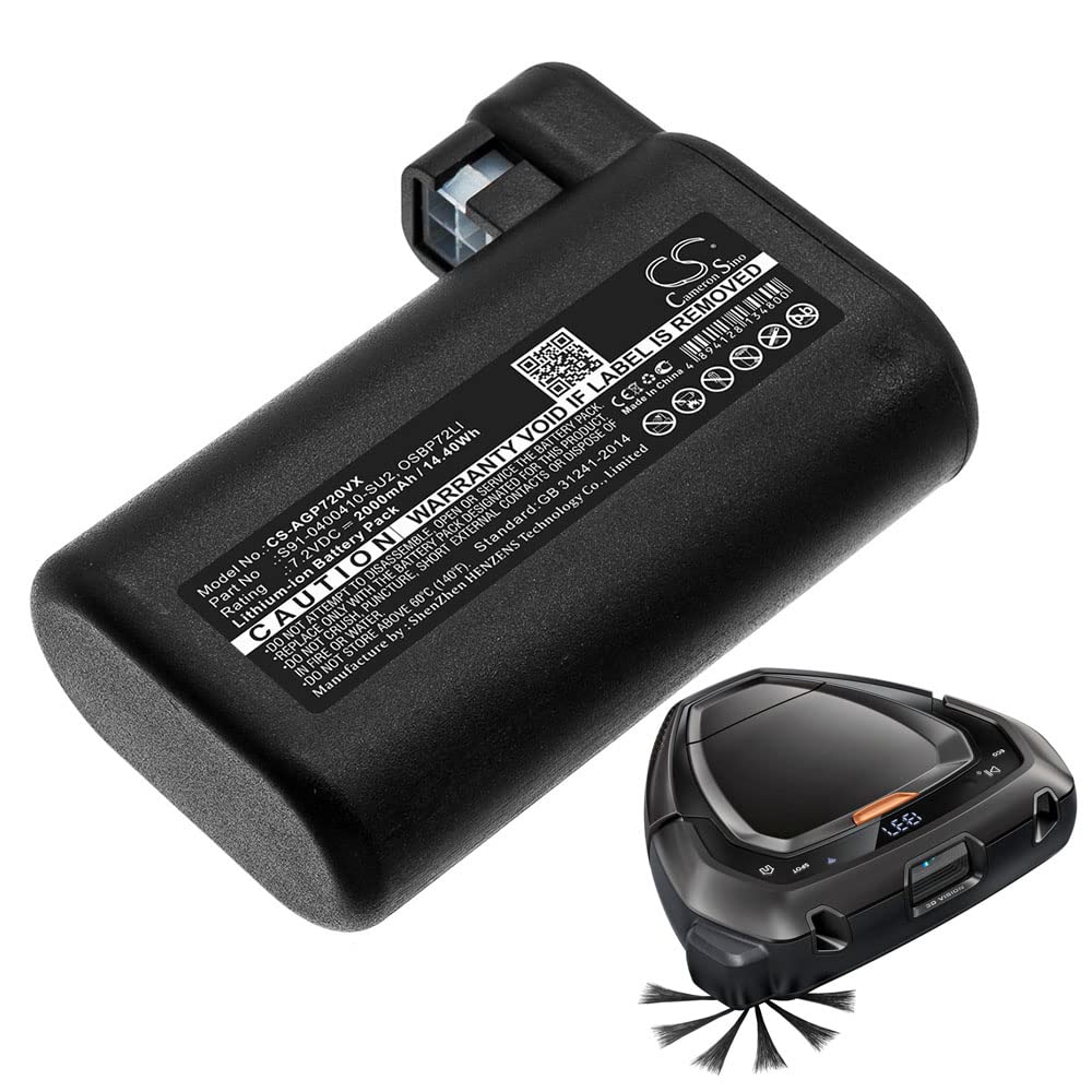 Cameron Sino Neu 2000mAh Ersatz Akku für AEG Electrolux Osiris, RX7-1-TM, RX9-1-IBM, RX9-1-SGM, RX9-