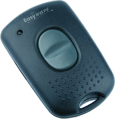 Easywave RT215002E01 Handsender RT21 2-Kanal anthrazit, graue Taste, Schwarz
