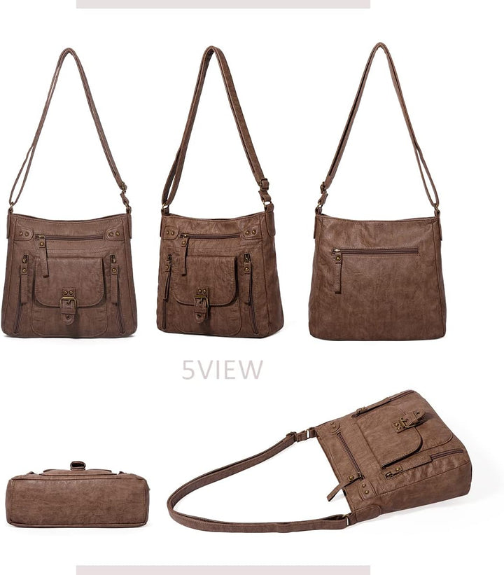 KL928 Tasche Damen Umhängetasche kleine Handtaschen Schultertasche Damentasche Damenhandtasche mitte