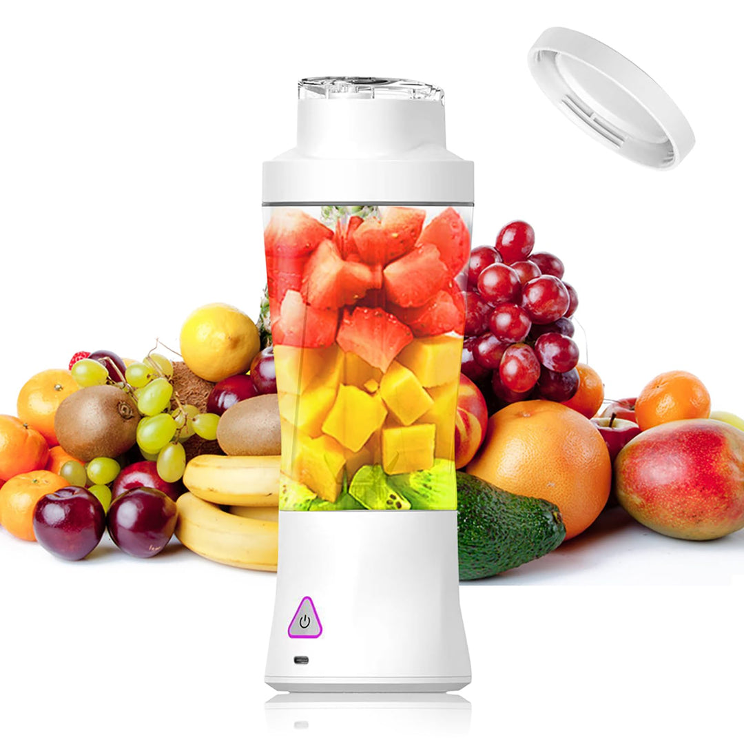 Smoothie Maker,Tragbarer Mixer/Blender 700ml,Leistungsstarker Mini Mixer To Go,6000 mAh Batterie,Por