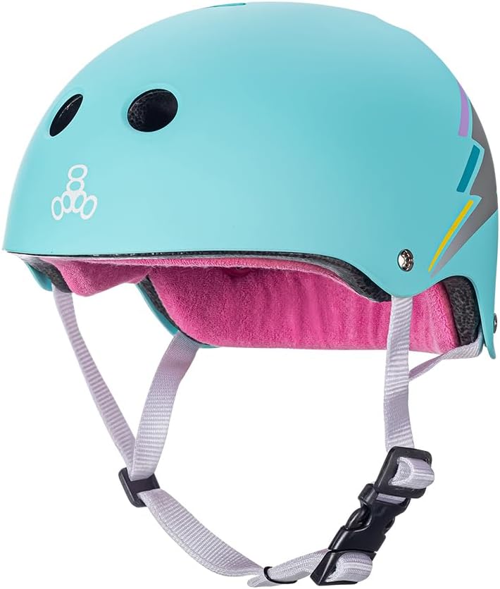 Triple Eight Herren Triple 8 Skate-und Skateboard-Helme XS-S Blaues Hologramm, XS-S Blaues Hologramm