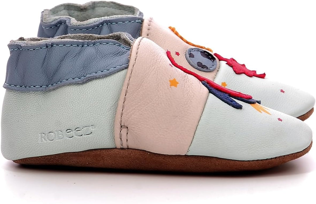 Robeez Jungen Deep Space Area Hausschuh 17 EU Blau, 17 EU Blau