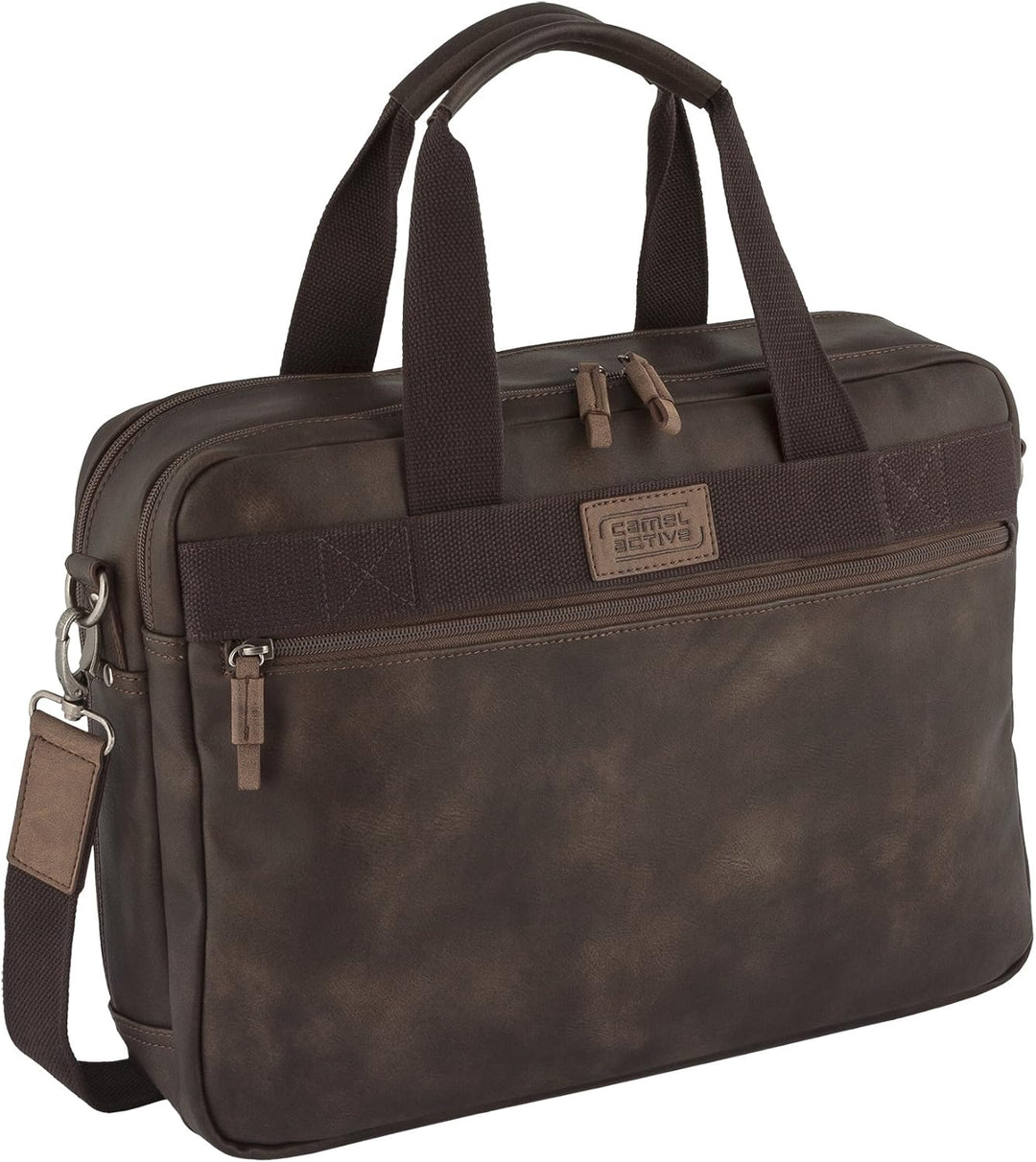 camel active bags Laos Herren Businesstasche Aktentasche 38 x 10 x 30 Brown, 38 x 10 x 30 Brown