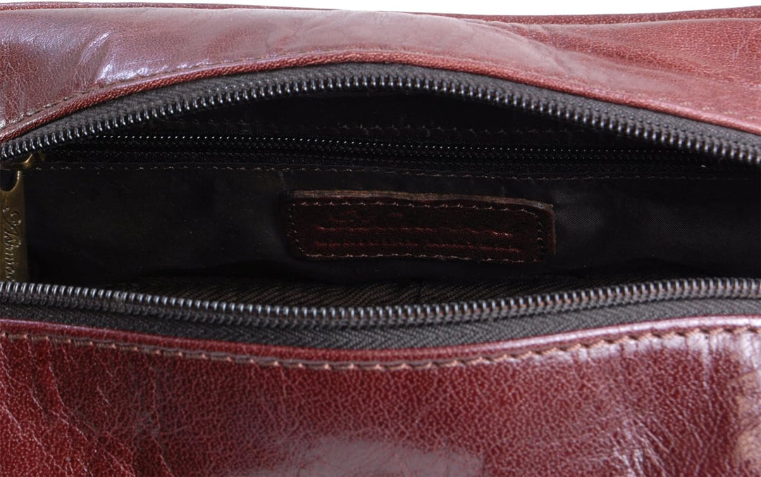 ASHWOOD - Leder - Wäschetasche/Rasierentasche Chelsea - Cognac Braun, Cognac Braun