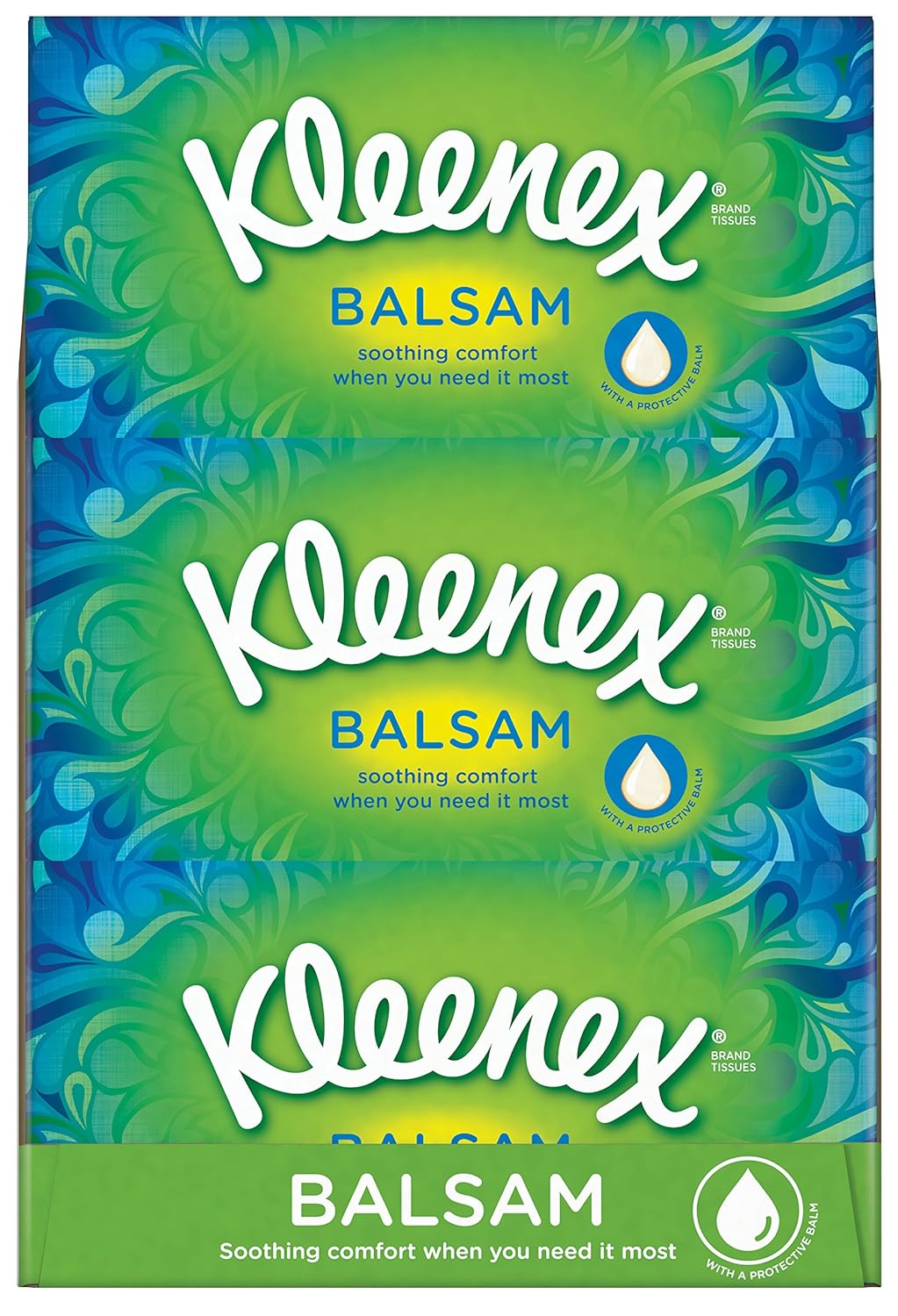 Kleenex Balsam Taschentücher - Packung mit 12 Stück 12 Stück (1er Pack), 12 Stück (1er Pack)