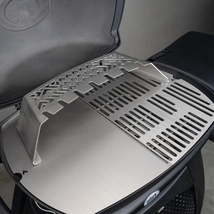 Grillrost.com Das Original Edelstahl Grillplatte | Plancha passend für Weber Q300/3000 - ersetzt ein