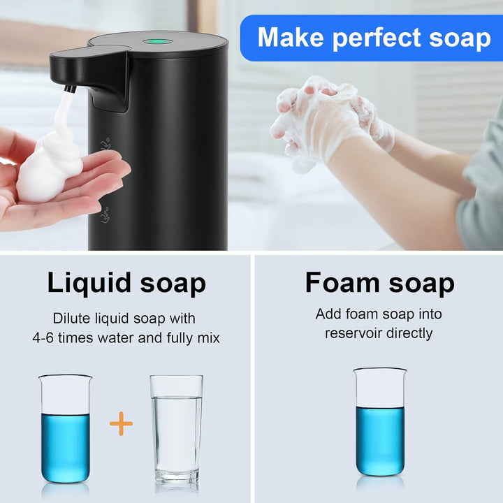 Seifenspender Automatischer Edelstahl Schaumseifenspender Elektrischer - LAOPAO Soap Dispenser Set I