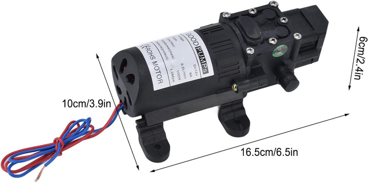 12 V Wasserbooster AC-Druckpumpe,Membranpumpe, selbstansaugende Upgrade-Pumpe, Wasser-Membranpumpe,
