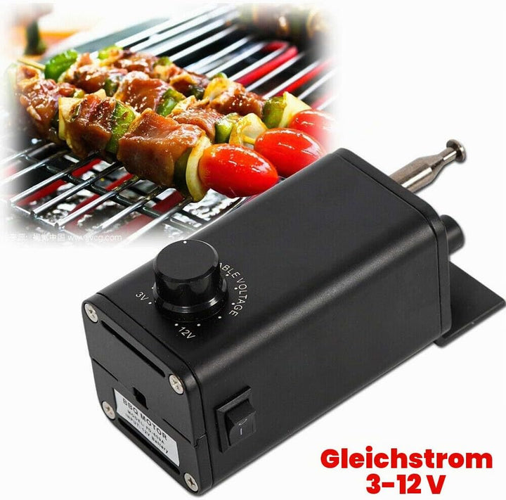 Grillmotor BBQ Motor Grillspiess Rotisserie Motor DC 3-12V Ausgang Einstellbar BBQ Roast Rotisserie