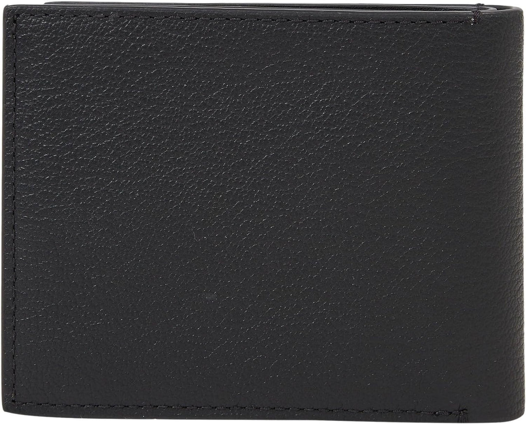 Calvin Klein Herren Portemonnaie Modern Bar Bifold Leder, Schwarz (Ck Black), Onesize