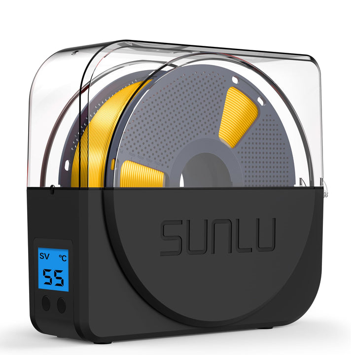 SUNLU Filament Trockner Box mit Ventilator für 3D Drucker Filament, Upgarded S1 PLUS Filament Trocke