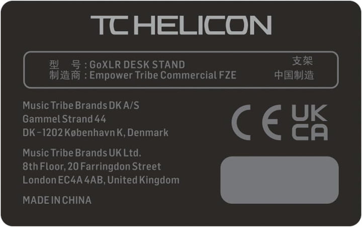 TC-Helicon GO XLR DESK STAND