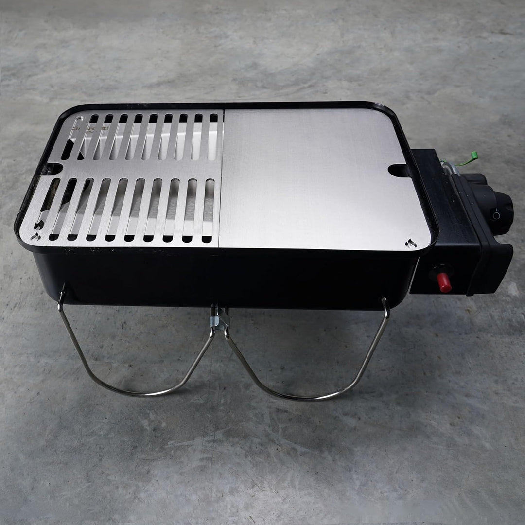 Grillrost.com Das Original Edelstahl INOX Grillroste für Weber Go-Anywhere | spülmaschinenfest - Set