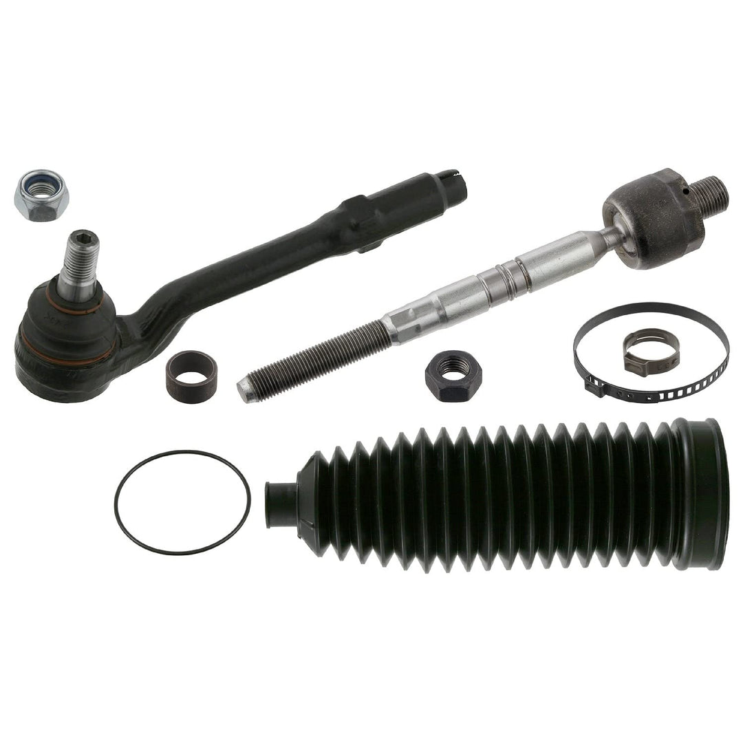 febi bilstein 40523 Spurstange mit Endstück, Manschette und Anbaumaterial , 1 Stück