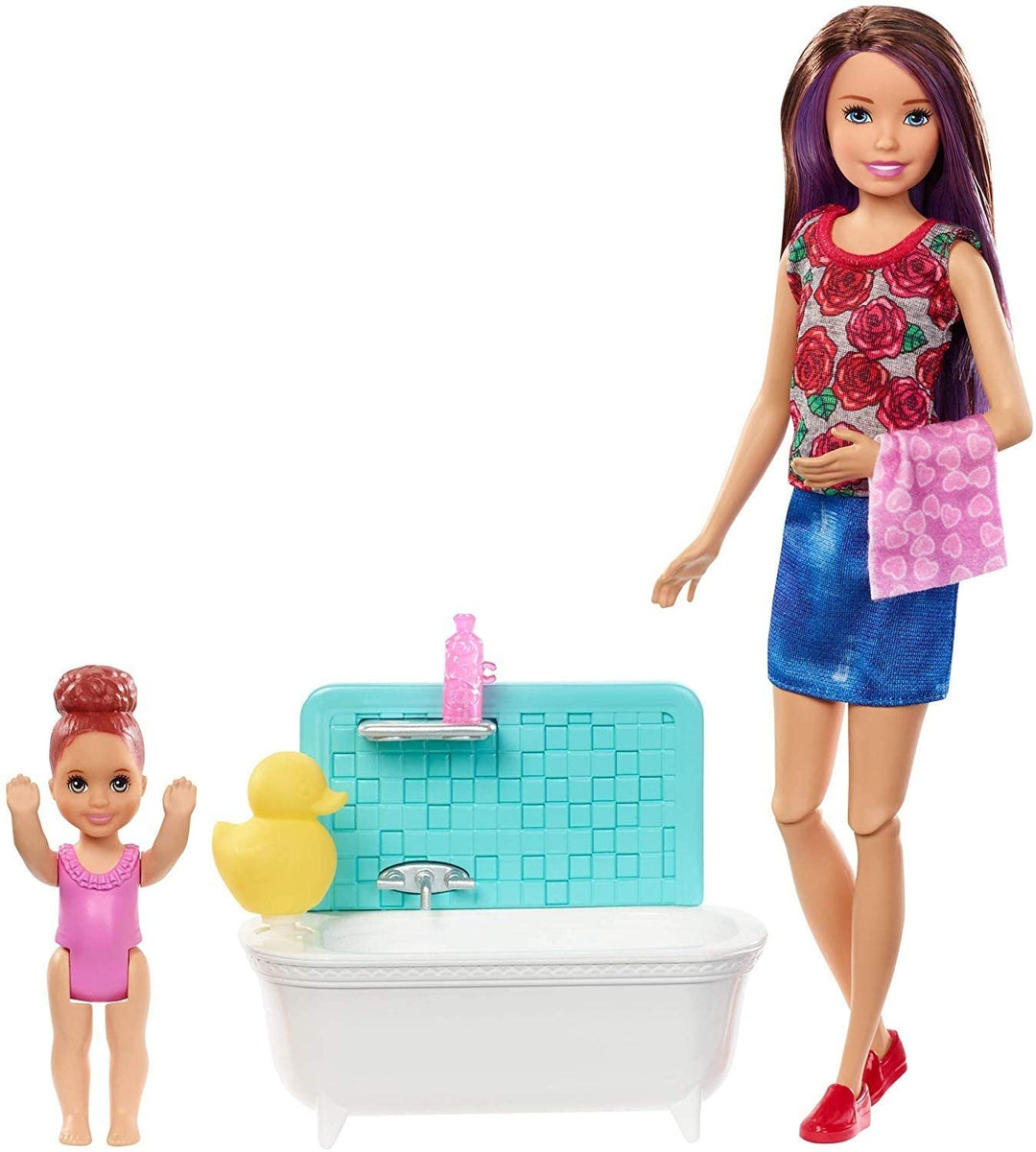 Barbie Ankleide- & Modepuppen FXH05 , Mehrfarbig, 0 Rosa Rose, Rosa Rose
