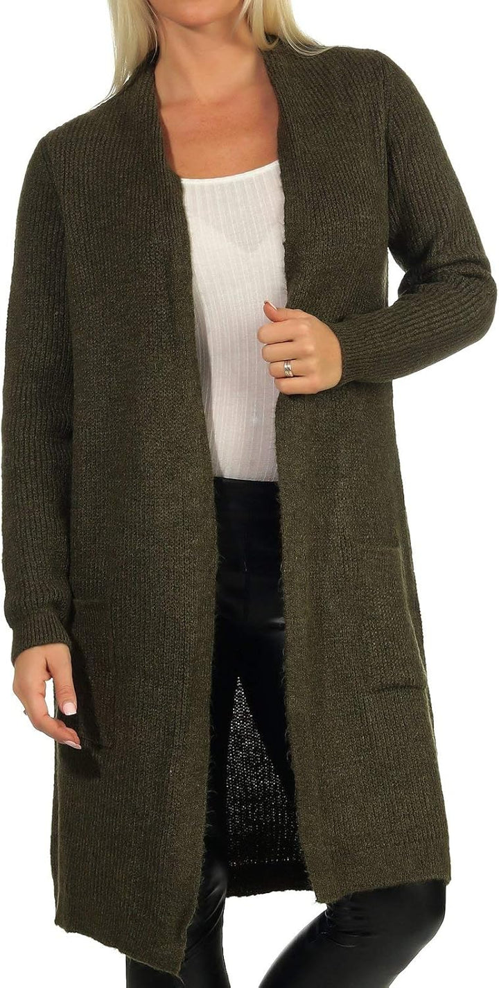 Only Damen Pullover 15179815 S Grün (Khaki/W Melange), S Grün (Khaki/W Melange)