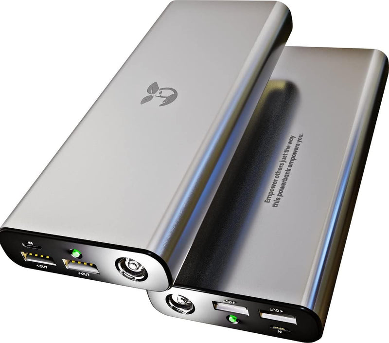 Brothers4Change Powerbank, externer Akku 20000 mAh - enorme Energiedichte, Power Bank Handy kompatib