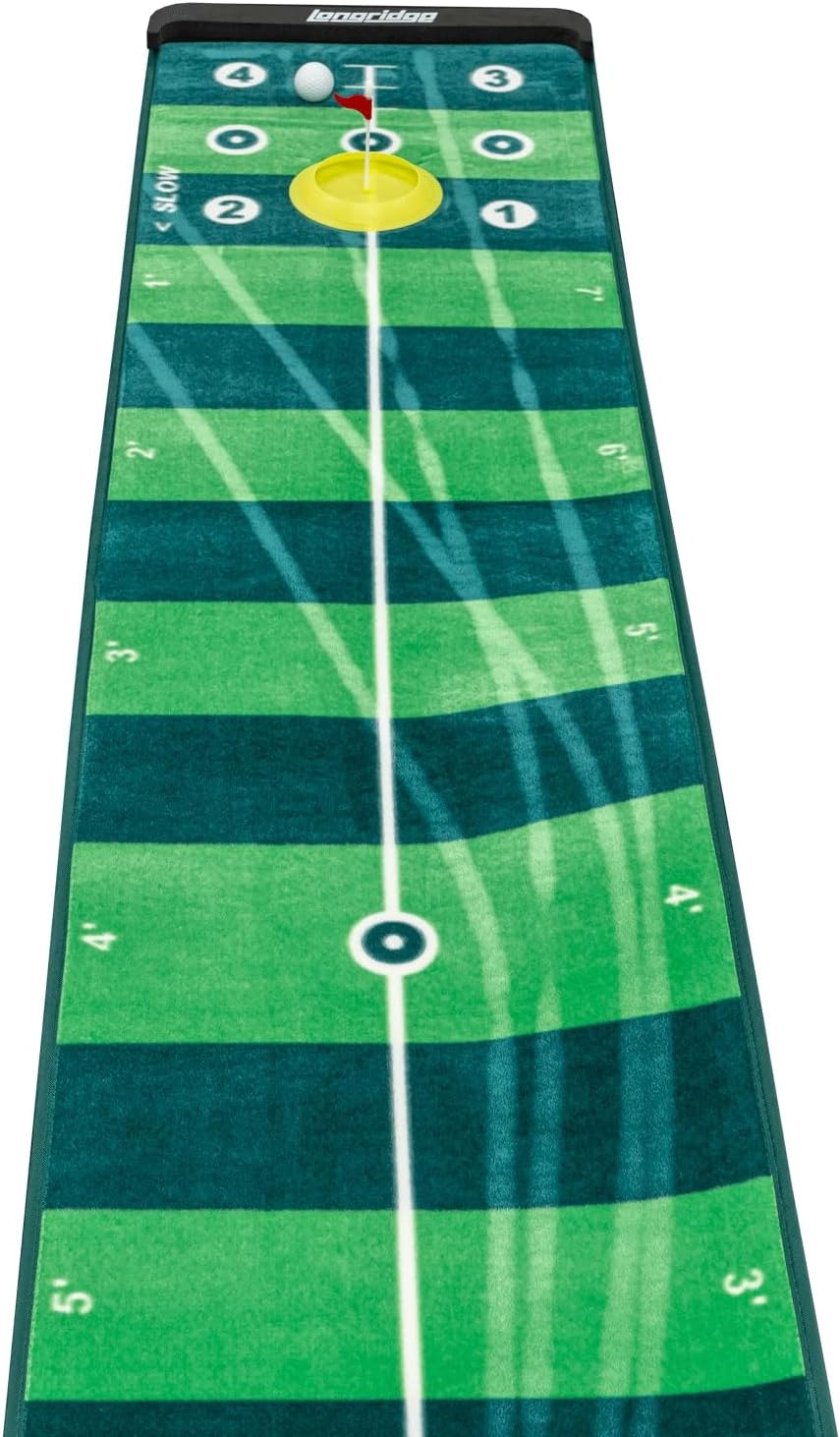 LONGRIDGE 4-Gang-Golf-Putting-Matte, Grün