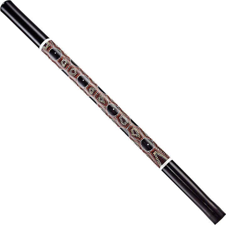 Sonic Energy Klassisches Bambus Didgeridoo – Leichtgewichtig – Bambusholz, schwarz gepunktet (DD1BK)