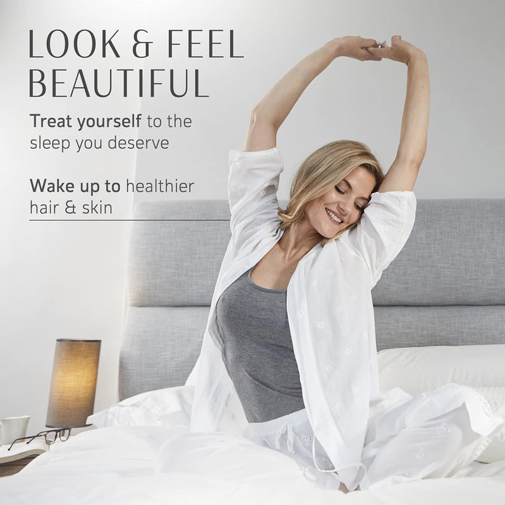 YourFacePillow mit Satinbezug - Nackenkissen - Anti-Falten Anti-Aging Memory Foam Kissen - Nackenstü