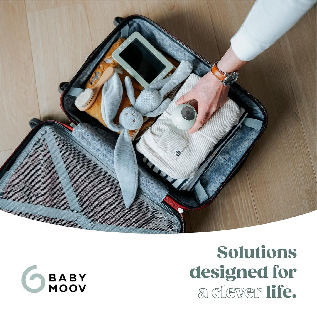 Babymoov Babyphone mit Kamera YOO GO PLUS HD, 5"-Display in HD-Qualität 720px, 8 Stunden Akkulaufzei