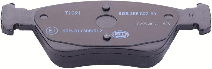 HELLA PAGID 8DB 355 007-831 Bremsbelagsatz - T1091 - Dicke/Stärke: 19.8mm - Bremssystem: Teves - für
