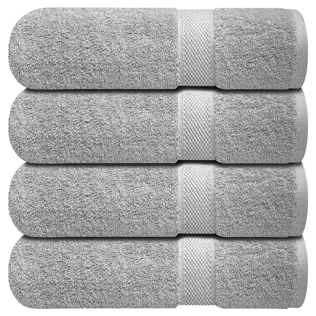 Infinitee Xclusives Premium Bath Towels, Set of 4 |70x140 cm| 100% ringgesponnene Baumwolle, ultrawe