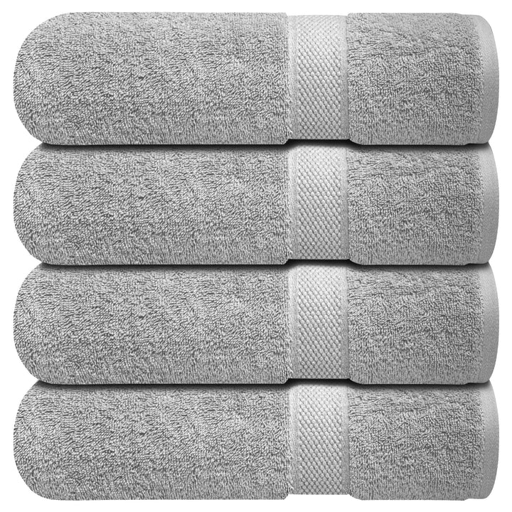 Infinitee Xclusives Premium Bath Towels, Set of 4 |70x140 cm| 100% ringgesponnene Baumwolle, ultrawe