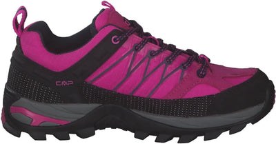 CMP Damen Rigel Low Wmn Shoe Wp Trekking-& Wanderhalbschuhe 41 EU Pink Fluo B Blue, 41 EU Pink Fluo