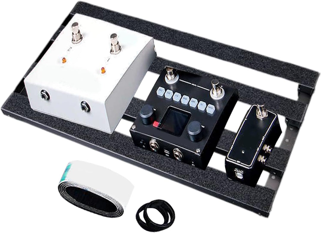 Kleines Gitarrenpedalboard - Legierungs Effekt Pedalboard für Gitarren - Präzisionszubehör Für Musik