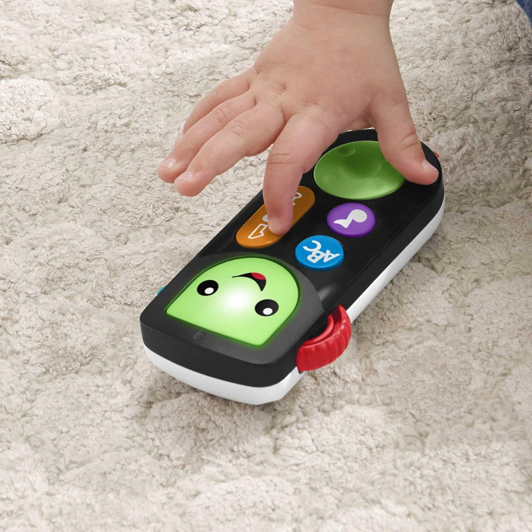 Fisher-Price Lernspass Smart TV Fernbedienung – elektronische Spielzeug-Fernbedienung mit Lerninhalt