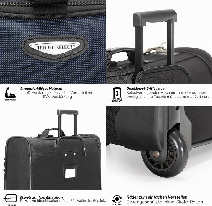 Travel Select Amsterdam Business Kleidersack mit Rollen, Navy, Einheitsgrösse, Amsterdam Business Kl