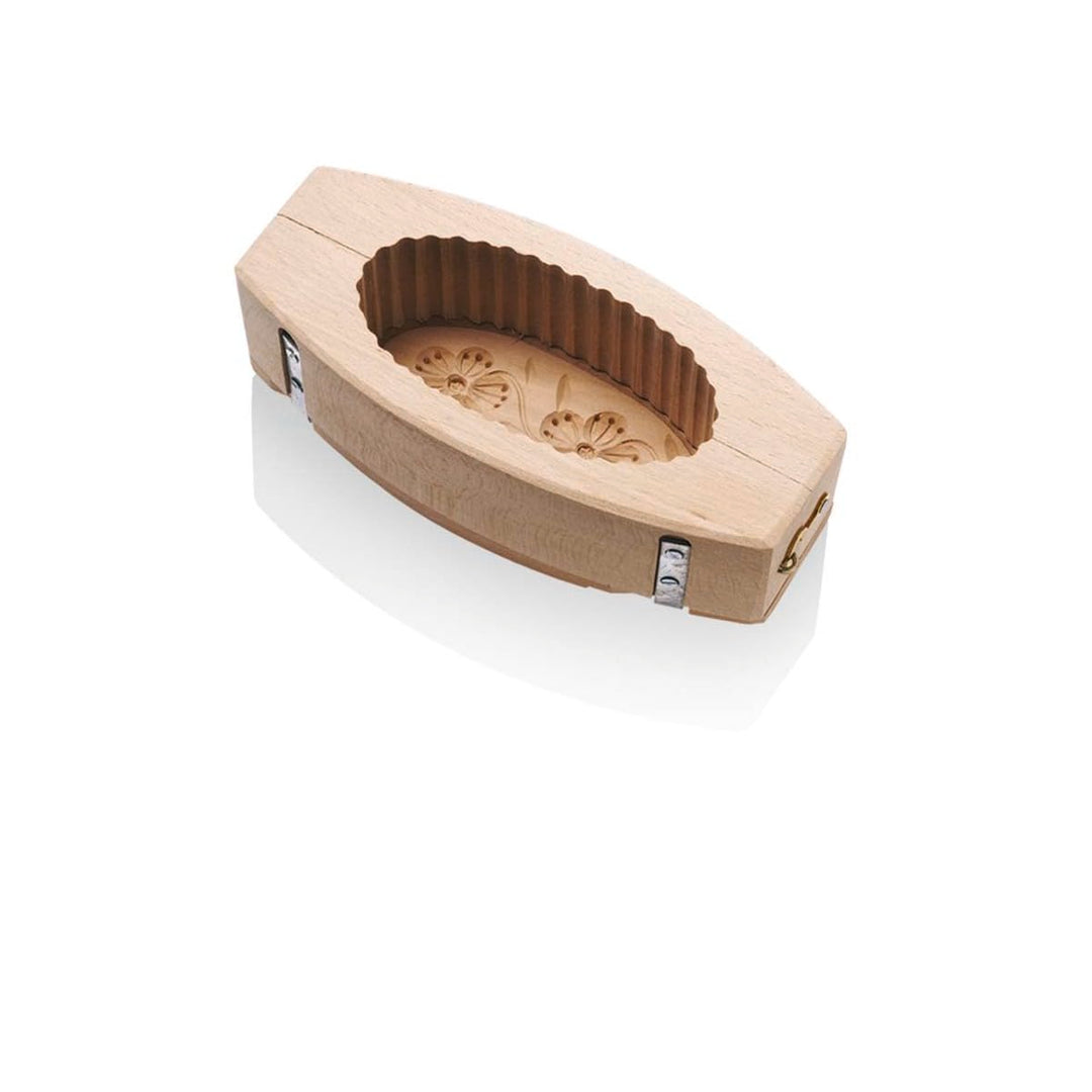 TELLIER - MOULE A BEURRE BOIS OVALE 250G - TELLIER - FDS-008795 Contenance 250 g, Contenance 250 g