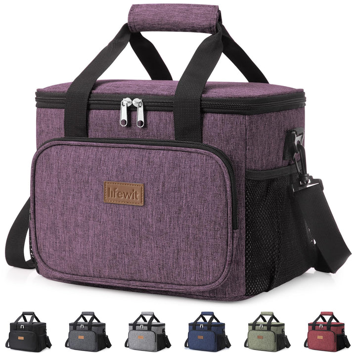 Lifewit Grosse Mittagstasche 24-Dosen (15L) Isolierte Lunchbox Weiche Kühlbox Kühltasche für Erwachs