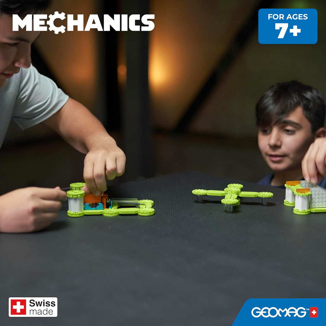 Geomag - Mechanics Challenge Goal - Educational and Creative Game for Children - Magnetic Building B
