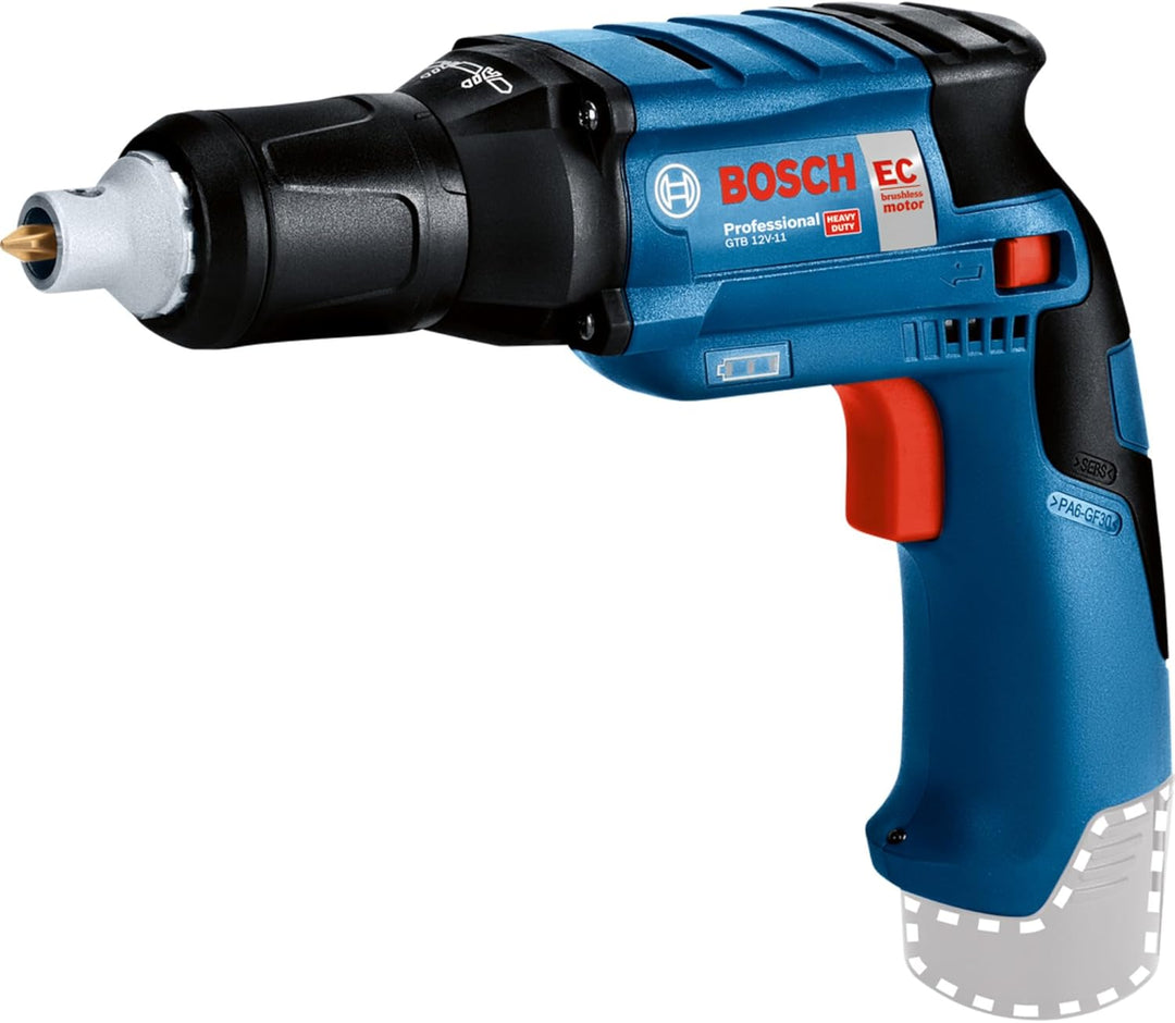 Bosch Professional 12V System Akku Trockenbauschrauber GTB 12V-11 (Drehmoment hart/weich: 11/3 Nm, i