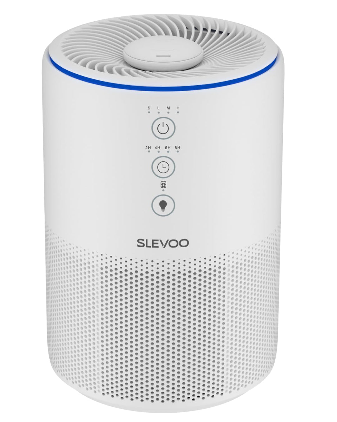 Slevoo Luftreiniger für Zuhause, Tierhaarallergie, 3-in-1 HEPA Filter, CADR 200m³/h, Schlafmodus, ge