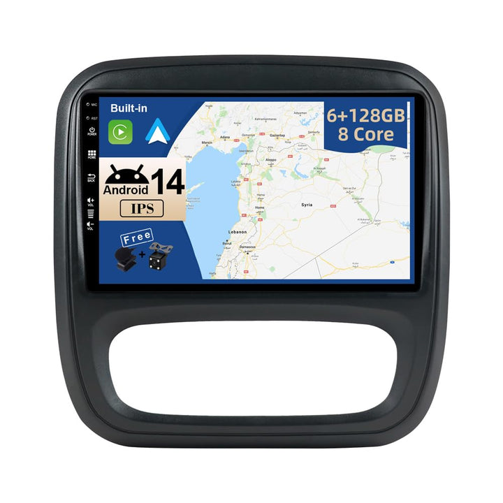 JOYX - 6G+128G - Android 15 IPS Autoradio Passt für Renault trafic 3 (2014-2021) / Opel Vivaro B (20