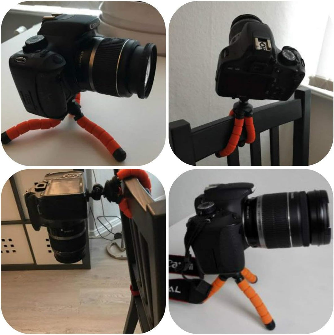13cm Mini Tisch Kamera Stativ flexibel kompatibel für Canon Nikon Samsung Kodak Panasonic Sony Fuji