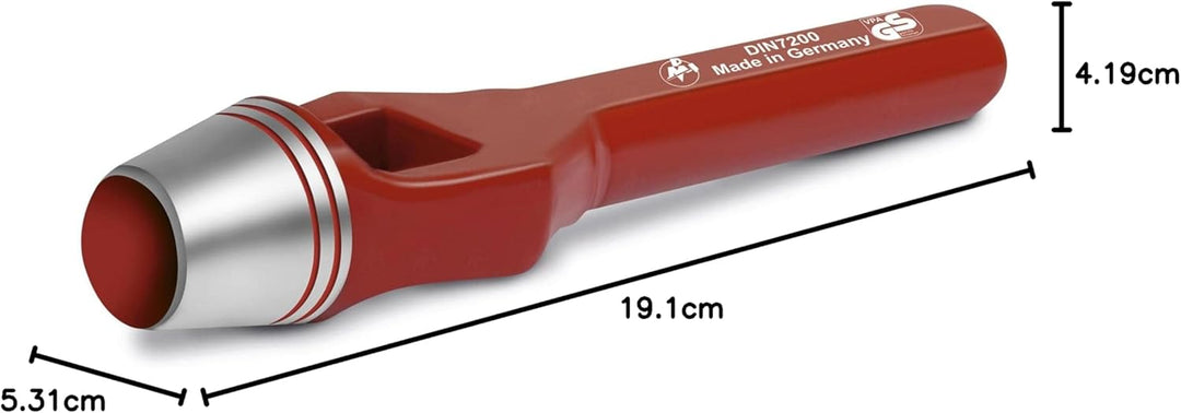 KAYSER GmbH Henkellocheisen Loch-D.32mm Form A DIN7200