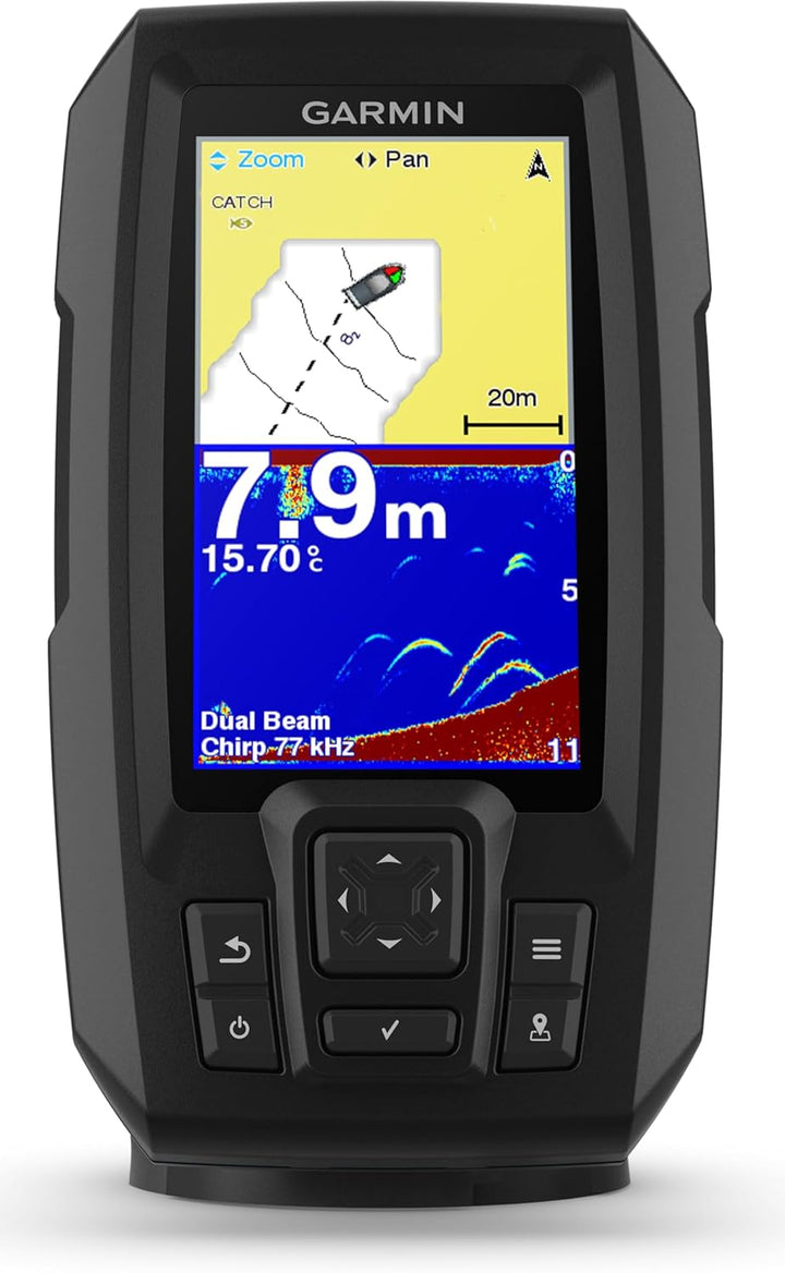 Garmin Striker Plus 4 Chirp-Fishfinder Striker Plus 4 Chirp-Fishfinder, Schwarz, OneSize,