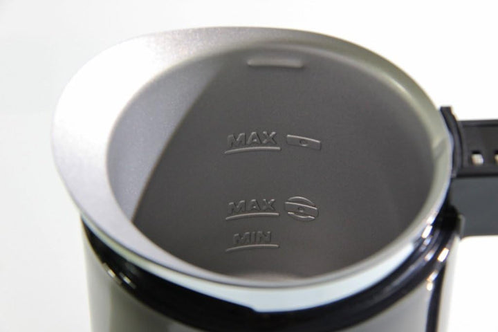 Melitta, Milchaufschäumer, Für kalte und warme Milch, Cremio, Schwarz, Schwarz