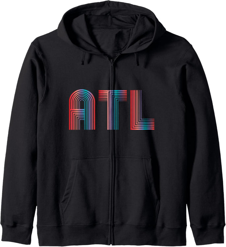 ATL - Atlanta Colorful A T L Kapuzenjacke