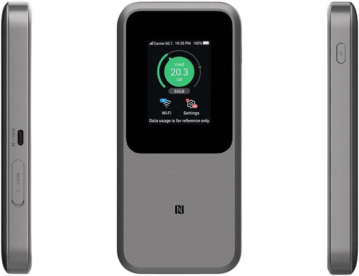 ZTE MU5120 - der leistungsstärkste tragbare 5G WiFi Hotspot, riesiger 1000mAh Akku, 18W Rückladung,